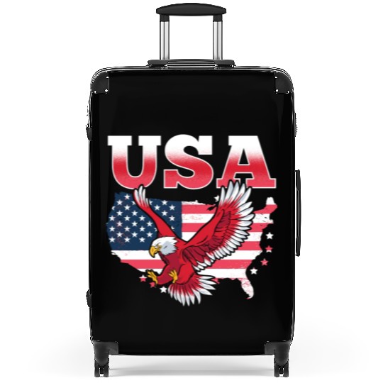 Usa Patriotic American US America Suitcases
