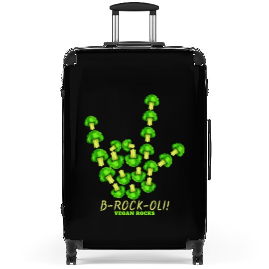 Vegan Rocks, Sign Of Horns With Broccoli, Suitcases