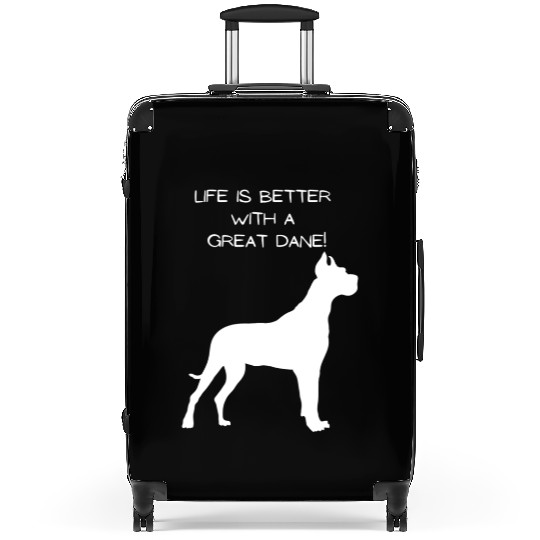 Life is Better with a Great Dane! Suitcases