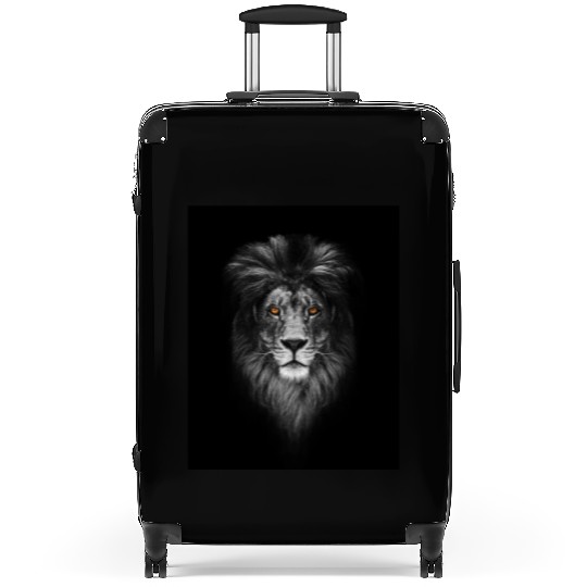 The Majestic Lion Head Suitcases unisex