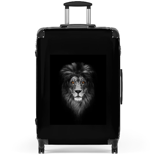 The Majestic Lion Head Suitcases unisex