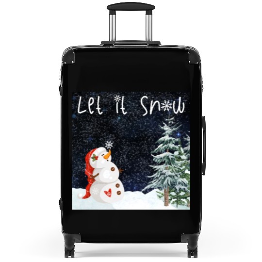 Snowman - Let it snow Suitcases