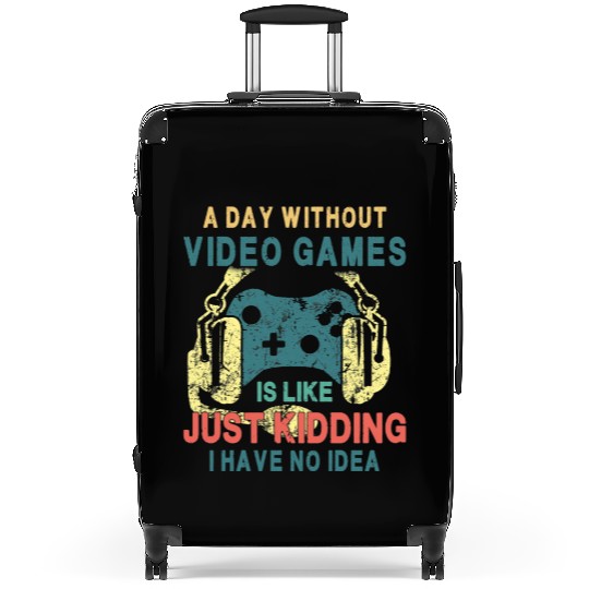 A Day With Video Games Is Like Suitcases