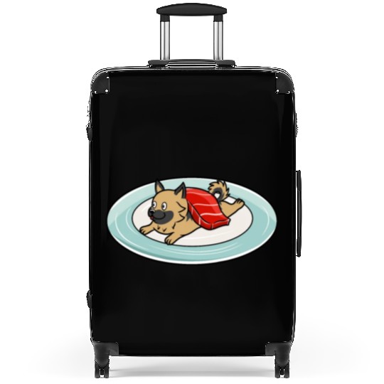 German Shepherd Nigiri Sushi Suitcases