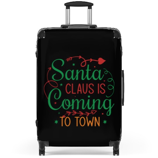 My favorite color is christmas lights, Funny gift Suitcases