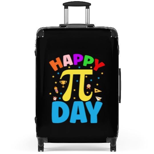 Happy Pi Day Kids Math Teachers Student Professor Suitcases