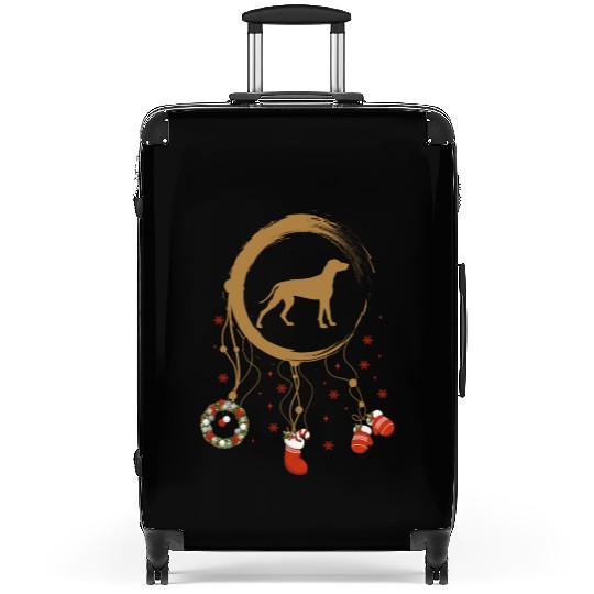 dog dreamcatcher Christmas Weimaraner Suitcases