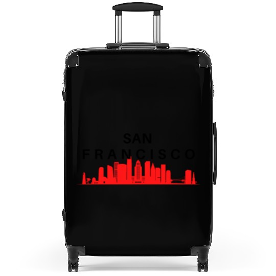 San Francisco pride Suitcases