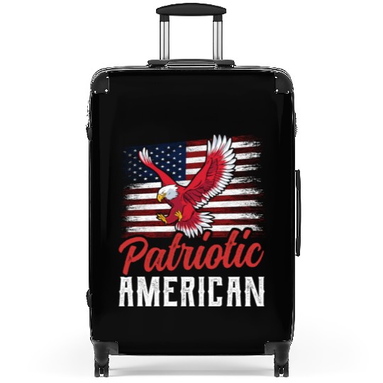 Patriotic American Patriot US USA Suitcases