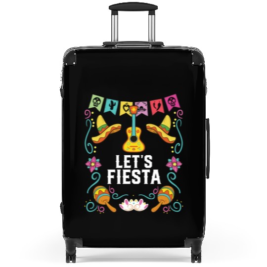 Let's Fiesta Cinco De Mayo Mexican Pride Mexico Suitcases