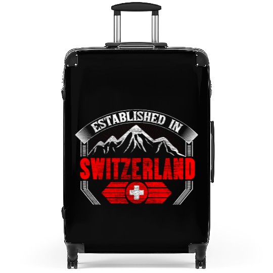 Switzerland Proud Gift Idea Suitcases