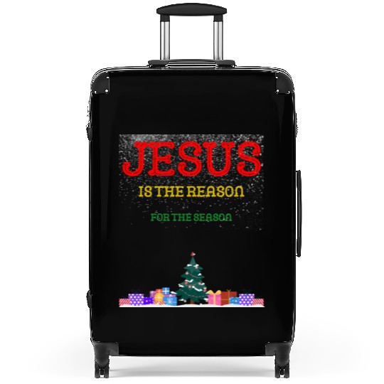 Jesus is the reason for the season Suitcases