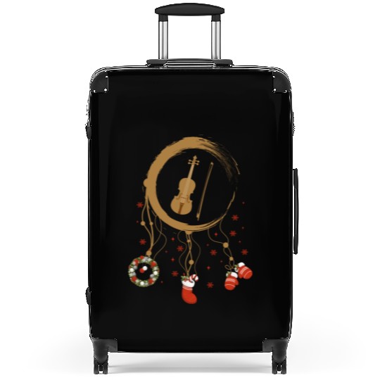 musical instrument dreamcatcher Christmas Violin Suitcases