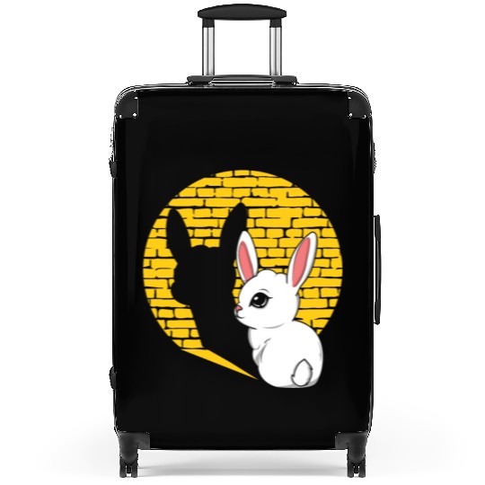Rock Sign Kawaii Bunny Music Heavy Rock Metal Kid Suitcases