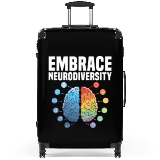 Embrace Neurodiversity Suitcases