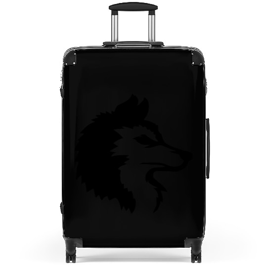 Alpha Wolf Cool Logo Suitcases