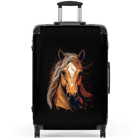 Horse Illustration Suitcases