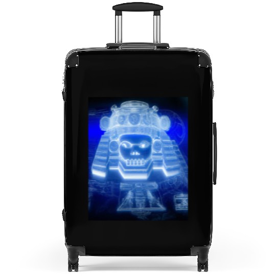 Maya Blueprints Inca Mask Drawing Ancient Suitcases