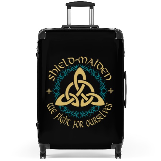 Shield-Maiden Celtic Knot Vikings Viking Suitcases