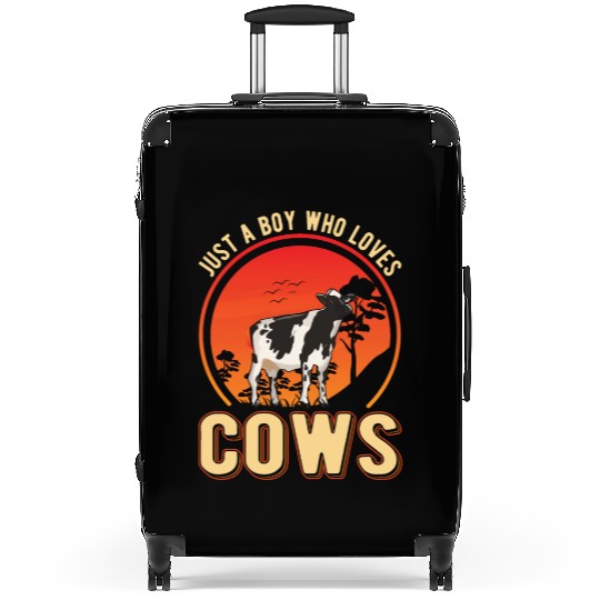 Cow Young Cattle Cows Breeders Suitcases