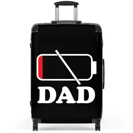 Low Battery Dad Daddy Papa Father's Day Gift Suitcases