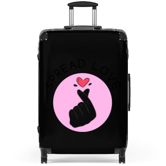 Korean heart symbol - Spread Love Intention Series Suitcases