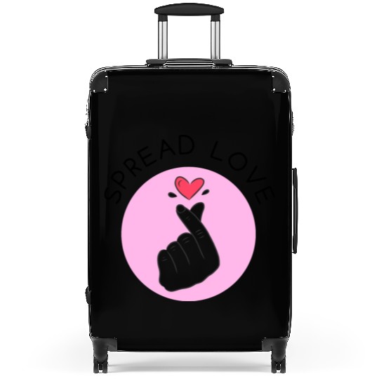Korean heart symbol - Spread Love Intention Series Suitcases