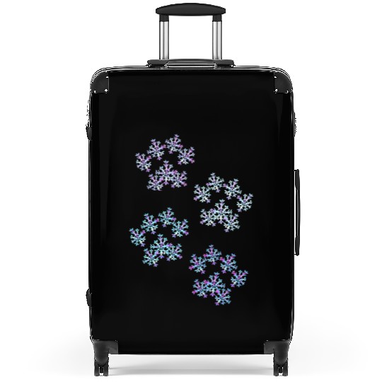 Snowflake Paws (Pastel) Suitcases