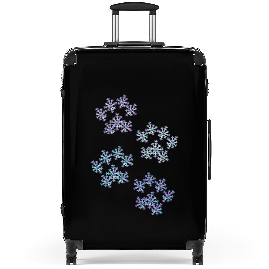 Snowflake Paws (Pastel) Suitcases
