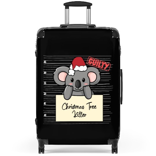 Koala christmas funny prison Suitcases