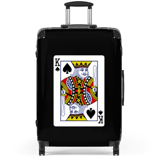 King Of Spades Playing Card Suitcases