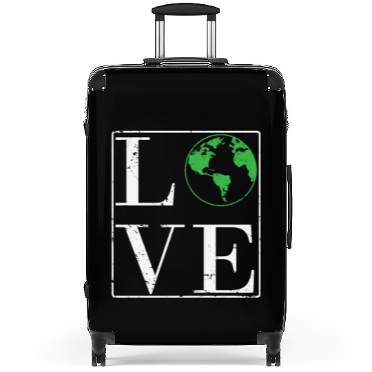 Love Environment Nature Planet Earth Suitcases