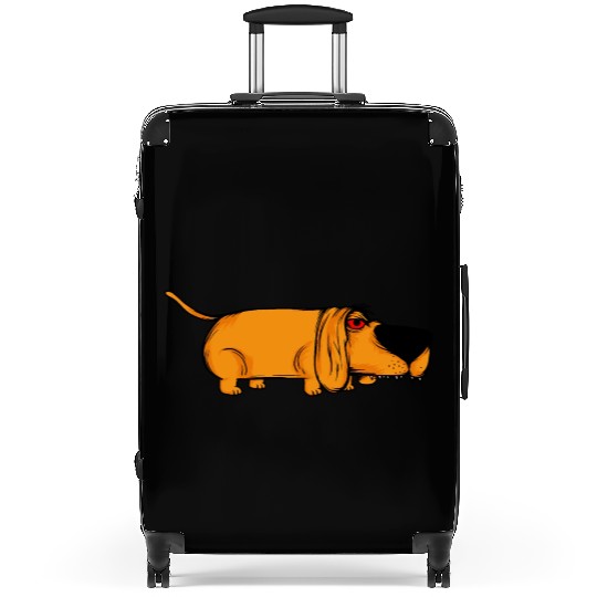 Funny Orange Dog Owners Pet Lover Gift Ideas Suitcases
