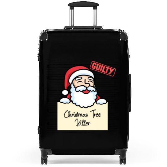 Santa Claus christmas funny prison Suitcases