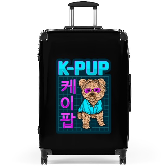 K POP Dog Designs for a Korean Pop Fan Suitcases