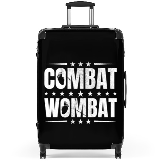 Combat Wombat For A Wombats Lover Suitcases