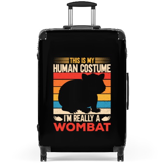 Combat Wombat For A Wombats Lover Suitcases