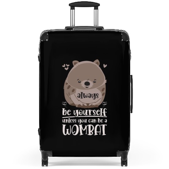 Combat Wombat For A Wombats Lover Suitcases