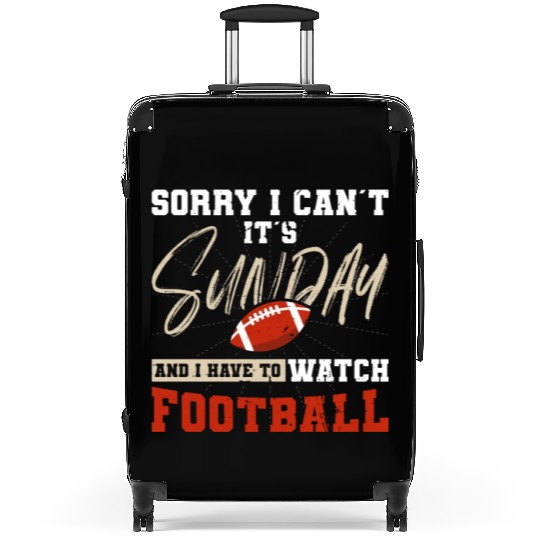 American Football Sunday Football Player Sport Fan Suitcases
