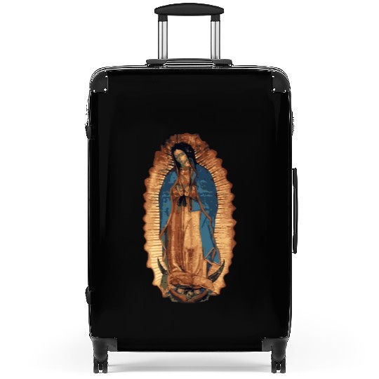 Our Lady Of Guadalupe Catholic Mary Image Suitcases