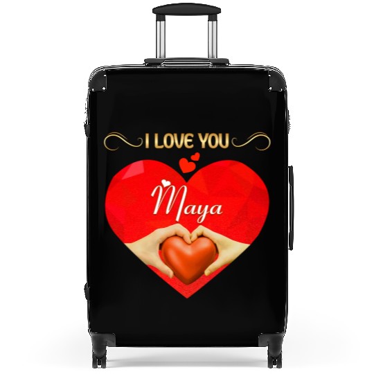 I love you Maya Suitcases