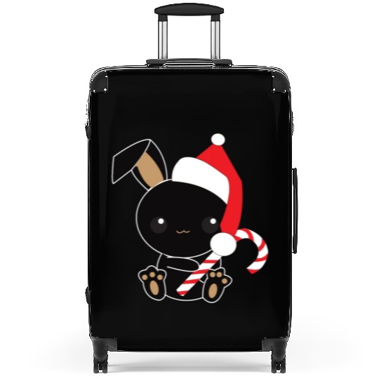 cute pretty bunny Suitcases