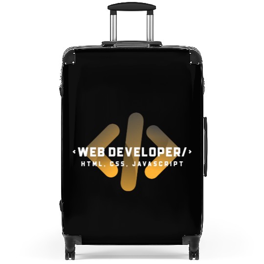 Web Developer Typography (HTML, CSS, JavaScript) Suitcases