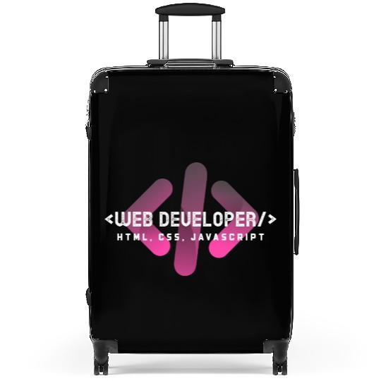 Web Developer Typography (HTML, CSS, JavaScript) Suitcases