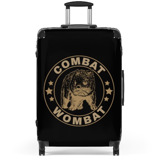 Combat Wombat For A Wombats Lover Suitcases