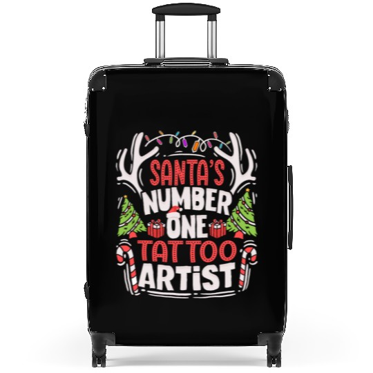Santas Number One Tattoo Artist Tattooer Tattooist Suitcases