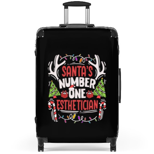 Santas Number One Esthetician Christmas Skin Care Suitcases
