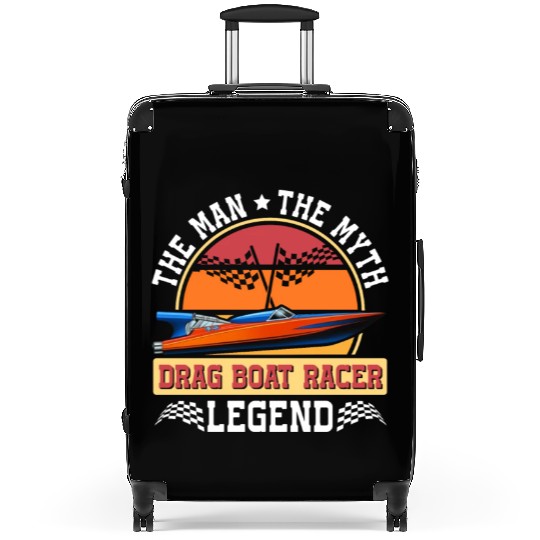 Drag Boat Racing Racer Speed Boat Driver Legend Suitcases