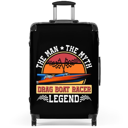 Drag Boat Racing Racer Speed Boat Driver Legend Suitcases