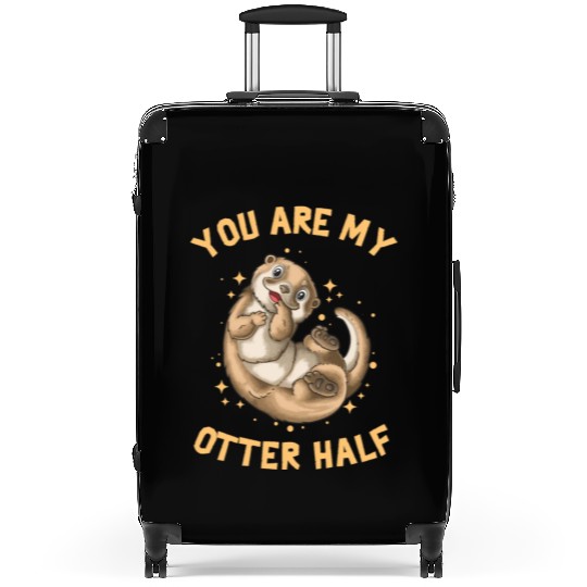 You Are My Otter Half Valentines Day Suitcases